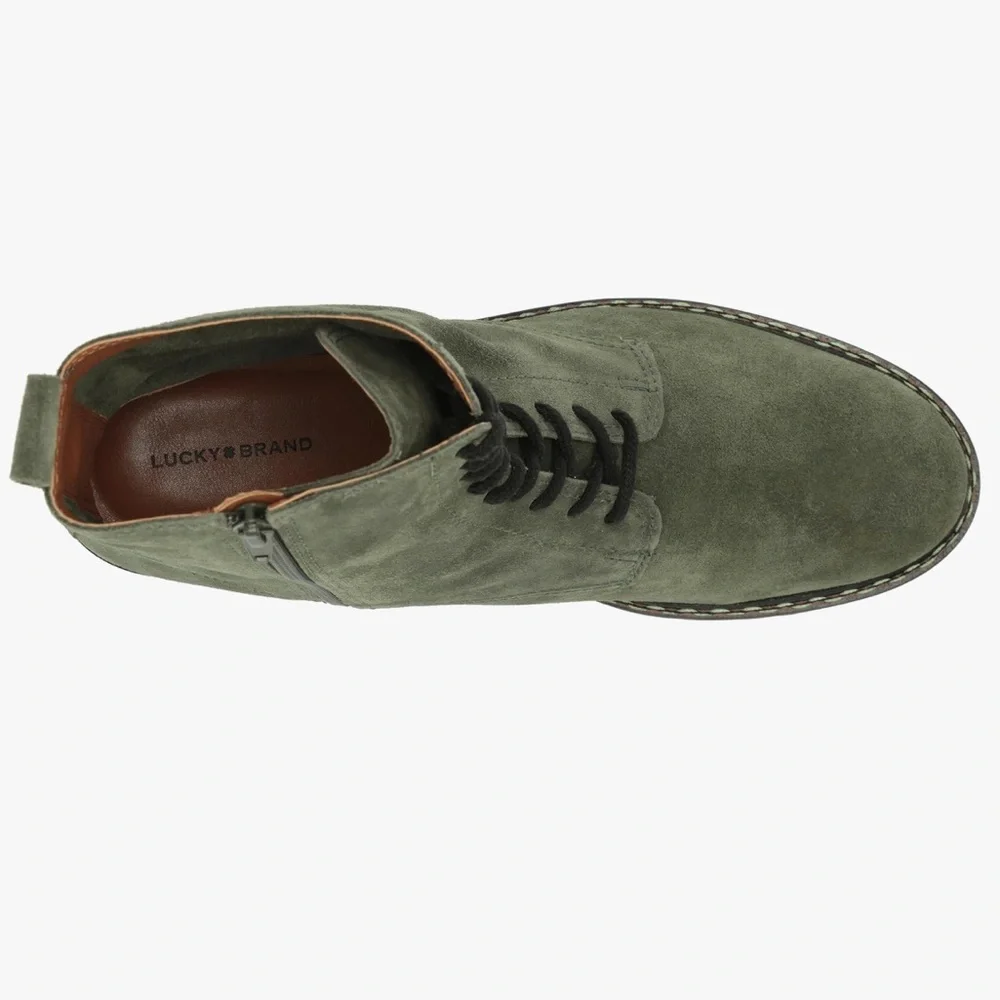 Lucky Brand Women's Olive Green Boots. - Picture 5 of 12